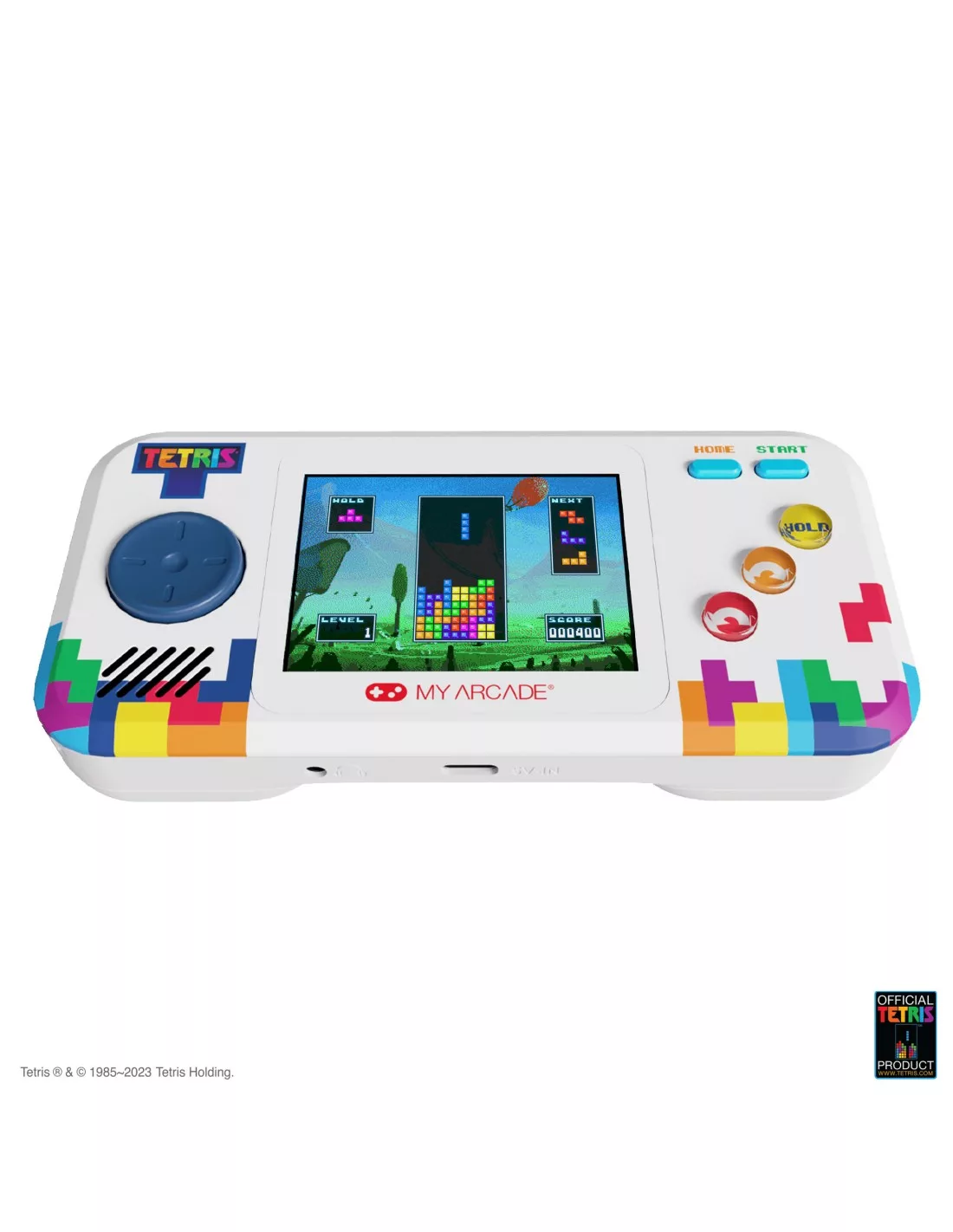 Consola retro tetris