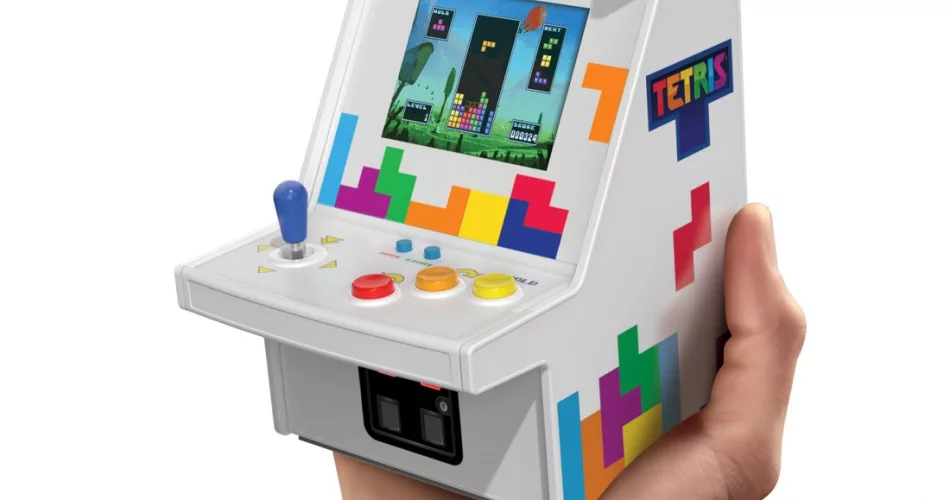 Consola retro tetris