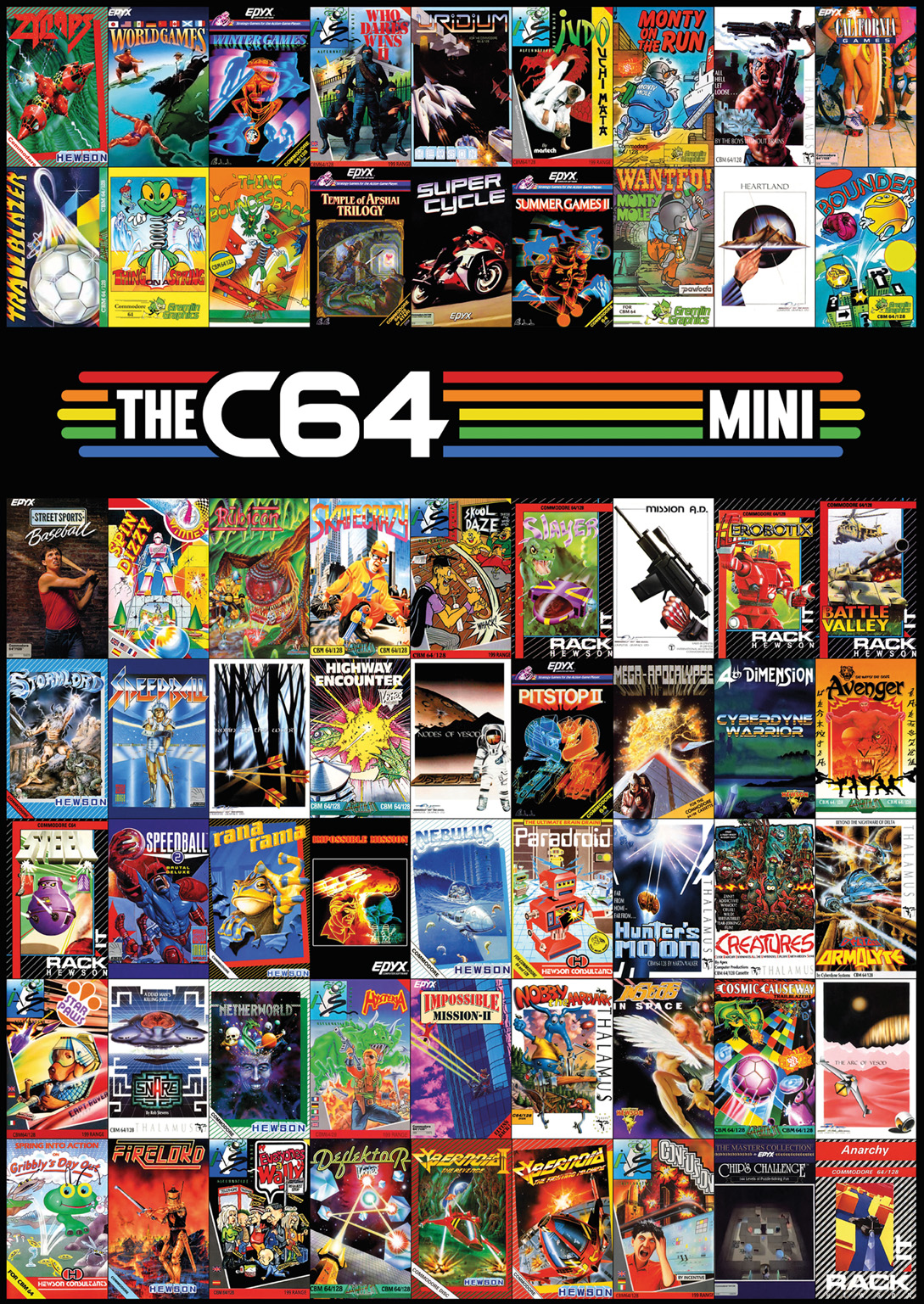 THEC64 Mini juegos