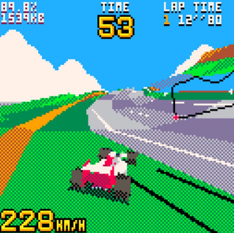 Virtua racing demakejpg Virtua Racing Demake existe y lo puedes jugar en PICO-8