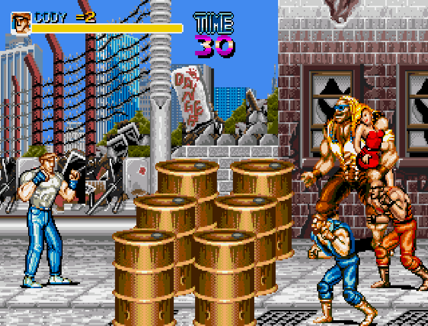 demo final fight mega drive